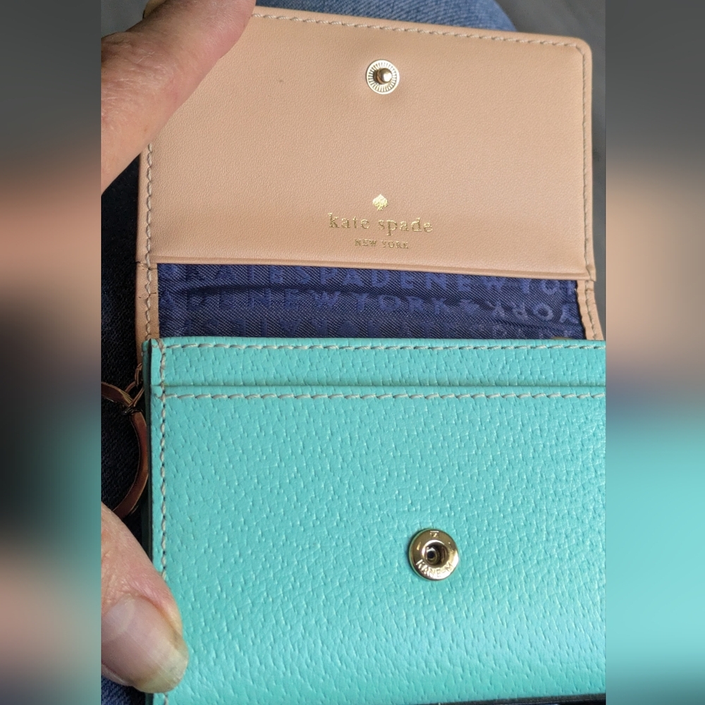 Kate Spade Mint Green Purse. - Picture 16 of 16
